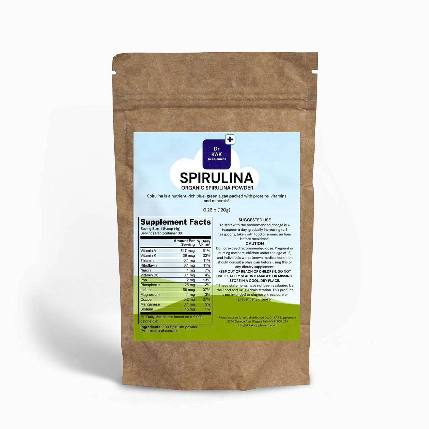 Organic Spirulina Powder