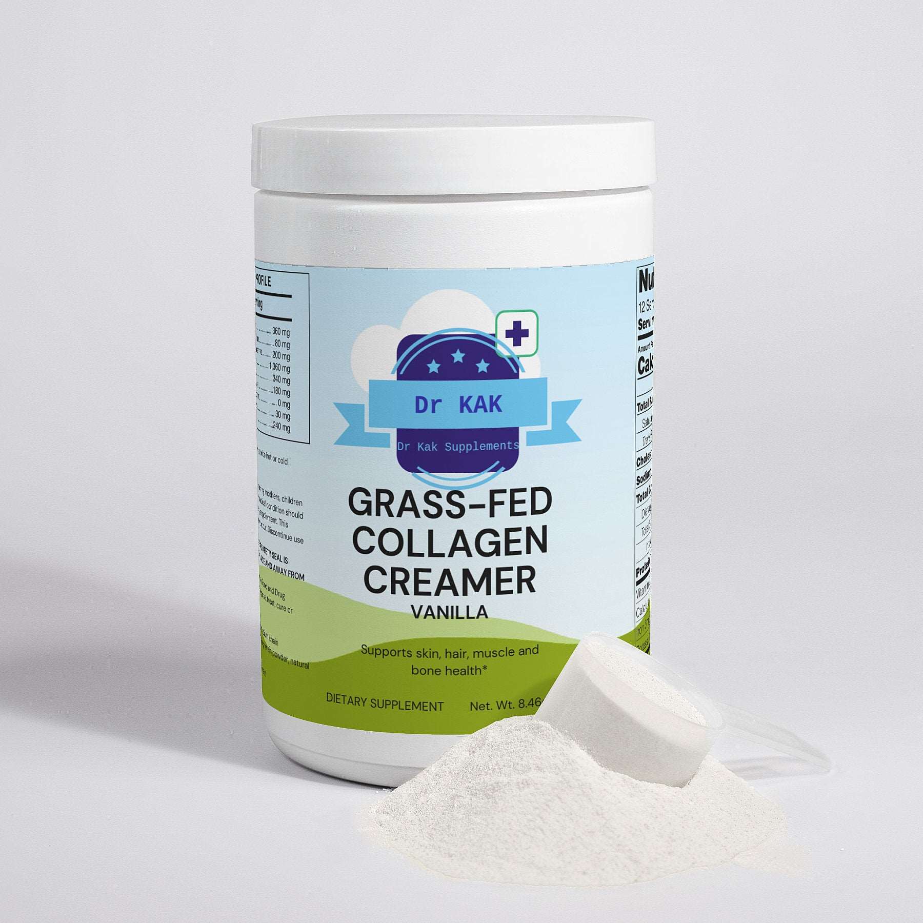 Grass-Fed Collagen Creamer (Vanilla)