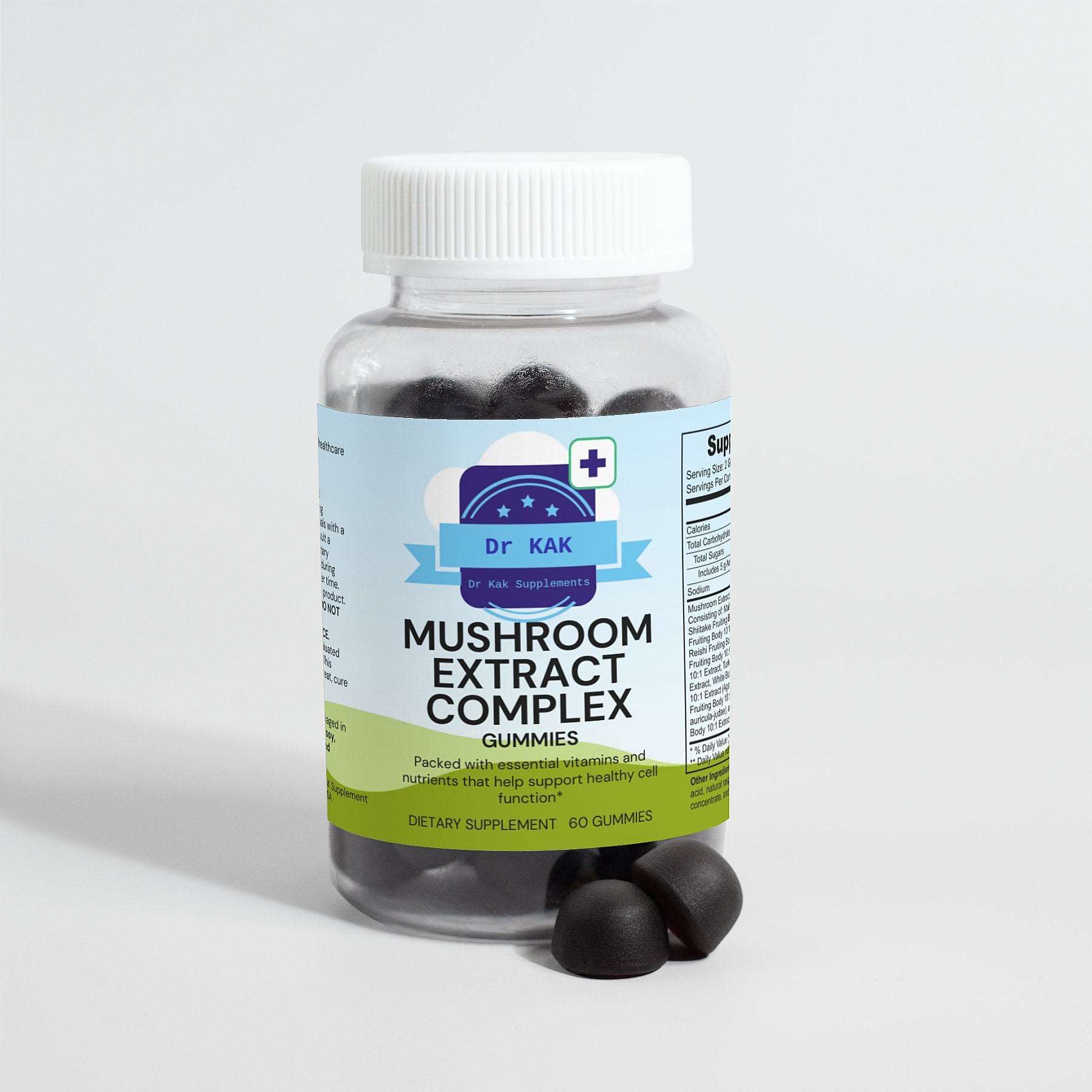 Mushroom Extract Complex Gummies (Out of Stock)