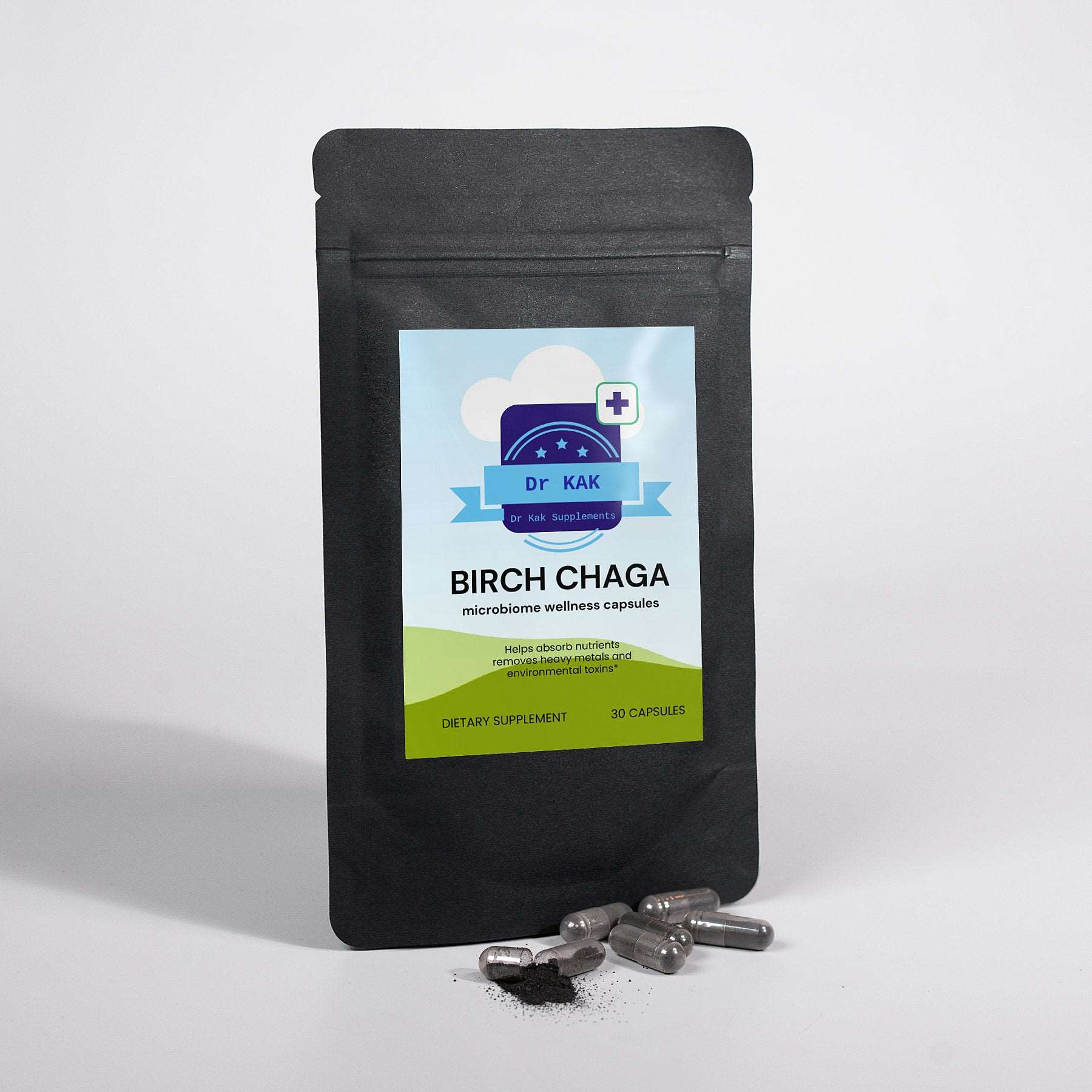 Birch Chaga Microbiome Wellness Capsules