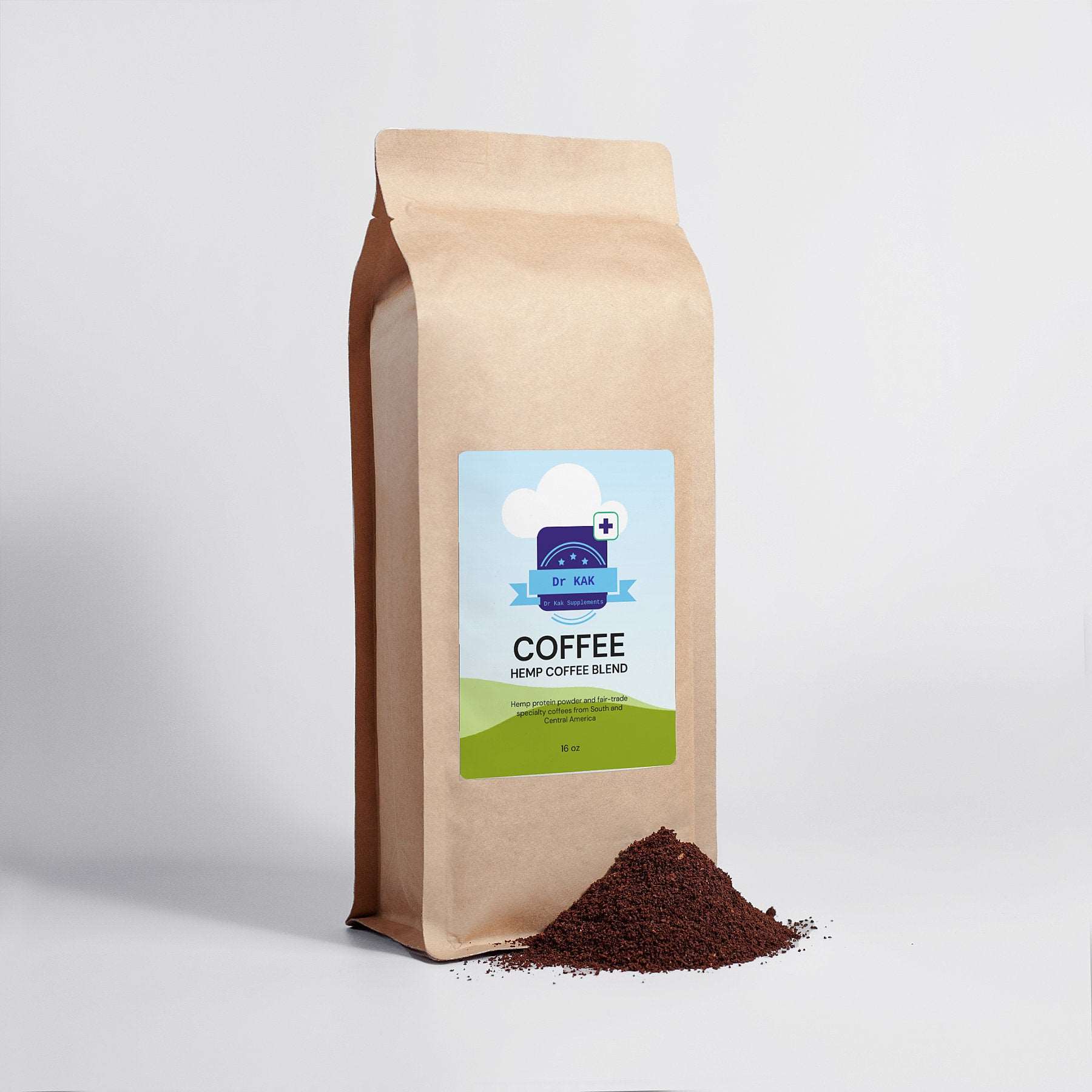 Organic Hemp Coffee Blend - Medium Roast 16oz