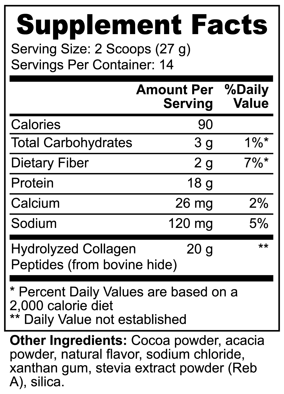 Grass-Fed Collagen Peptides Powder (Chocolate) out of stock