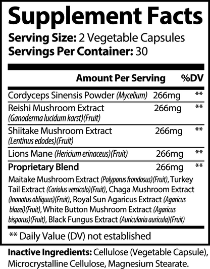 Mushroom Complex 10 X Capsules